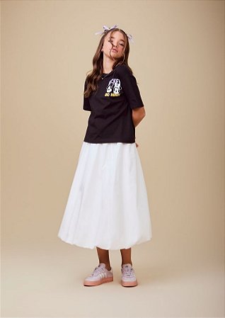 T-SHIRT CONFORT PRETA MICKEY MOUSE I AM AUTHORIA