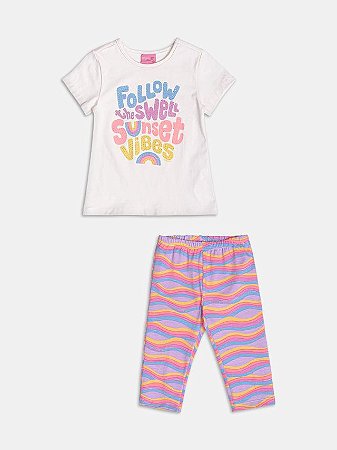 CONJUNTO BLUSINHA E LEGGING SUNSET VIBES MOMI