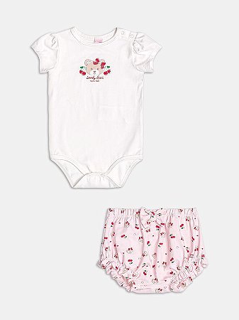 CONJUNTO BODY E SHORTS LOVELY BEAR MOMI