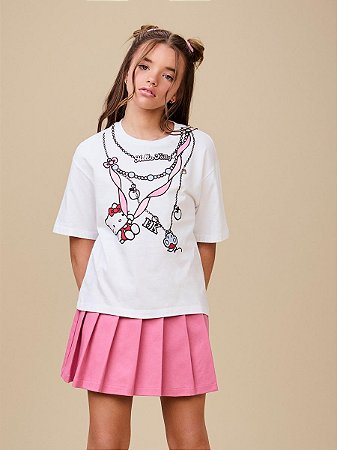 T-SHIRT OFF WHITE HELLO KITTY I AM AUTHORIA