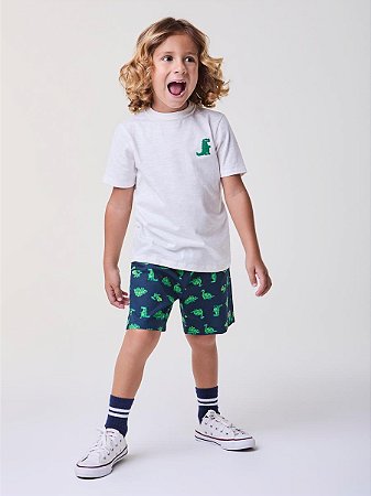 CONJUNTO OFF E MARINHO DINOSSAUROS BIMBI