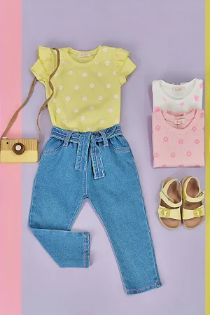 CALÇA JEANS COM ELASTANO KUKIÊ