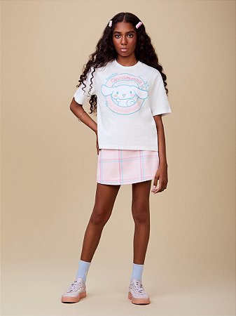 SHORT SAIA XADREZ BABY COLORS I AM AUTHORIA