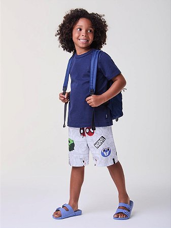 BERMUDA ESTAMPADA MARVEL AVENGERS KAWAII BIMBI