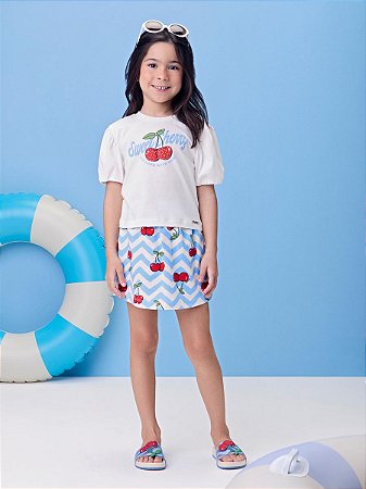 CONJUNTO BALONÊ CEREJAS COM PEDRARIAS MOMI