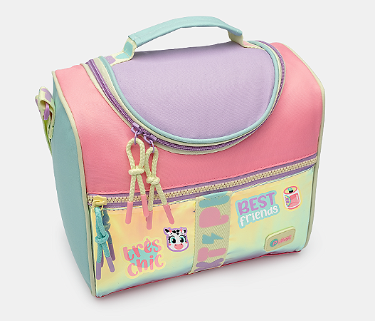 BOLSA TÉRMICA COLOR BLOCK ROSA PUKET