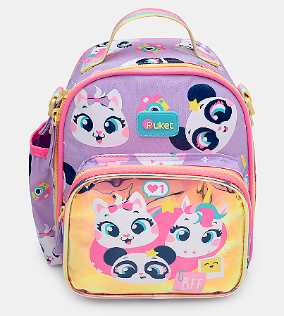 LANCHEIRA SEM GEL MULTIBICHOS BFF LAVANDA PUKET