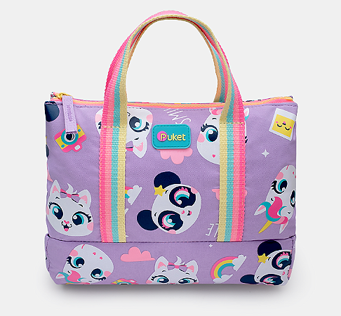 NECESSAIRE GRANDE MULTIBICHOS BFF LAVANDA PUKET