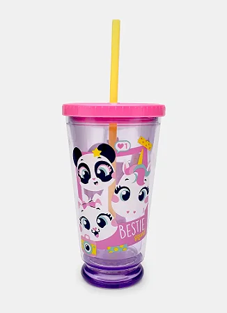 COPO LED MULTIBICHOS BFF LAVANDA PUKET