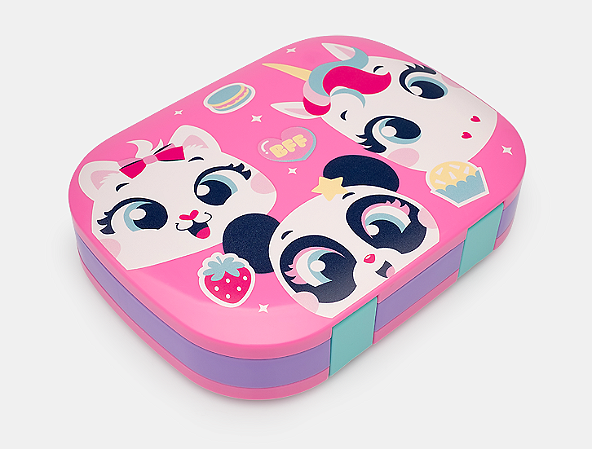 MARMITA GRANDE MULTIBICHOS ROSA PUKET