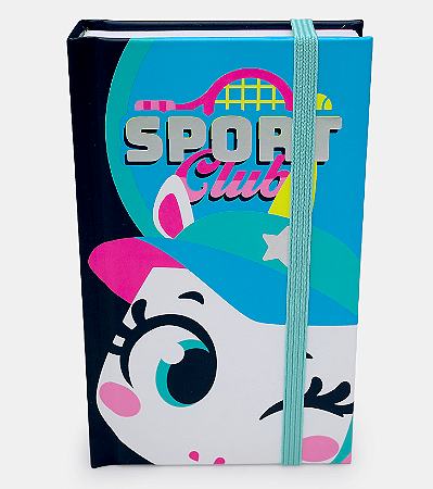 CADERNO PEQUENO UNI TENNIS AZUL MARINHO PUKET