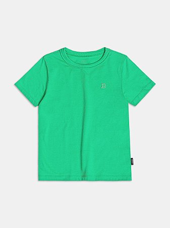 T-SHIRT VERDE CLOROFILA BIMBI