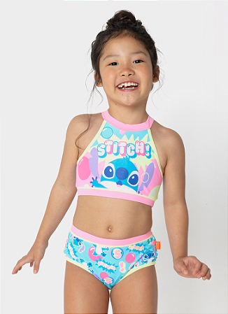 BIQUÍNI KIDS STITCH AZUL PUKET