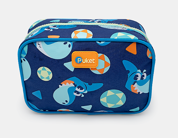 NECESSAIRE MÉDIA TUBA FUTEVÔLEI AZUL MARINHO PUKET