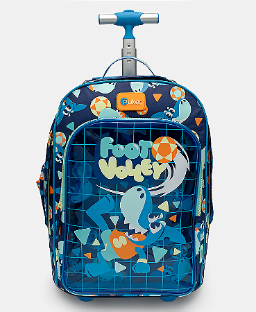 MOCHILA COM RODINHA GRANDE TUBA FUTEVÔLEI PUKET