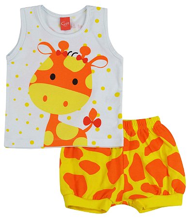 Pijama Girafa 2 Peças - Get Baby