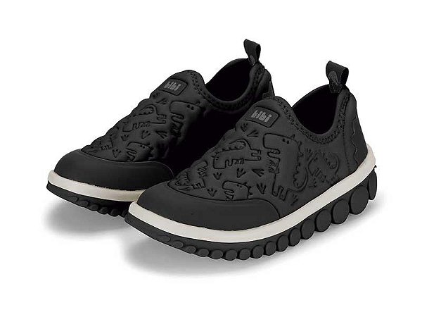 TÊNIS ROLLER PRETO DINOSSAUROS BIBI