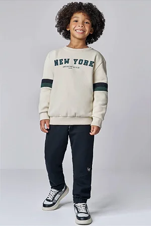 CONJUNTO BLUSA E CALÇA JOGGER BEGE CLARO LUCBOO