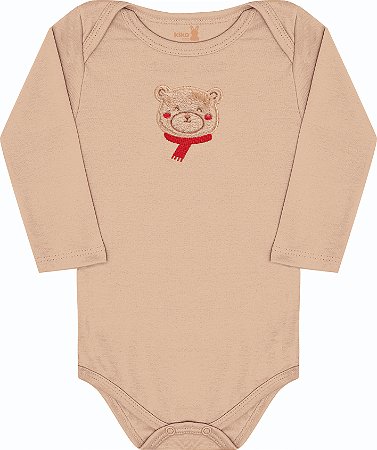 KIT BODY MANGA LONGA URSINHO KIKO BABY