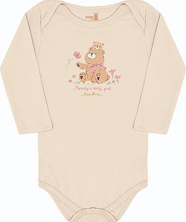 CONJUNTO BODY, CALÇA E TOUCA NUDE KIKO BABY