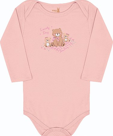 KIT BODY MANGA LONGA ESTAMPADO KIKO BABY