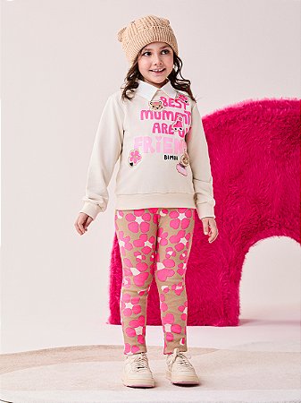 CONJUNTO MOLETOM E LEGGING BEST MOMENTS BIMBI