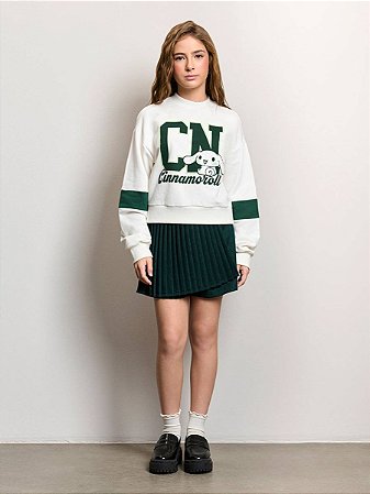 MOLETOM COLLEGE CINNAMOROLL I AM AUTHORIA