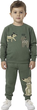 CONJUNTO CLUBE DA DIVERSÃO EM MOLETOM MALWEE