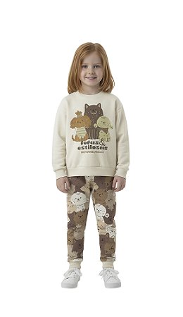 CONJUNTO DE MOLETOM ESTAMPADO MALWEE