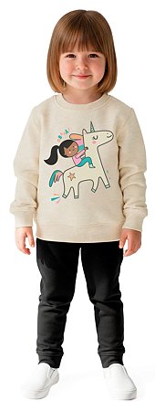 CONJUNTO DE MOLETOM UNICÓRNIO MALWEE