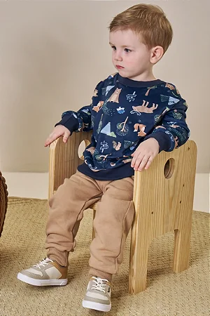 CONJUNTO BLUSÃO FLEECE E CALÇA JOGGER PELUCIADA LUCBOO