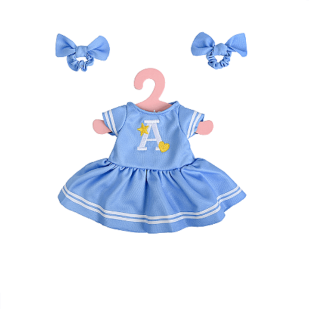 ROUPA DE BONECA COM CABIDE CHEERLEADER A METOO