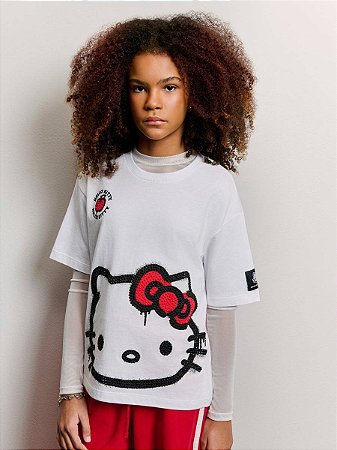 T-SHIRT HELLO KITTY OFF WHITE AUTHORIA