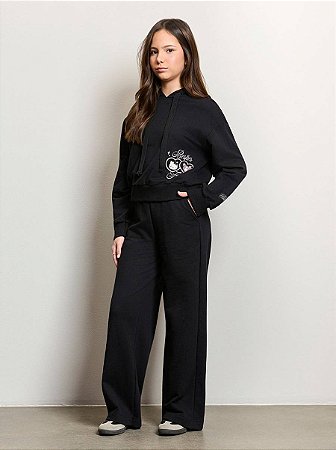 CALÇA MOLETOM WIDE LEG AUTHORIA
