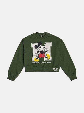 MOLETOM MICKEY VERDE MUSGO AUTHORIA