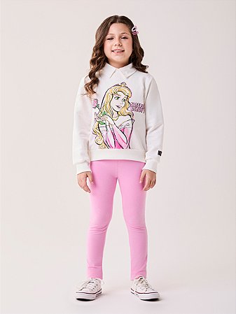 CONJUNTO MOLETOM E LEGGING BELA ADORMECIDA BIMBI