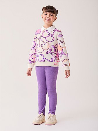 CONJUNTO BLUSA E LEGGING CEREJAS BIMBI