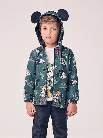 JAQUETA COM CAPUZ MICKEY AVENTUREIRO YOUCCIE