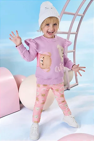 CONJUNTO BLUSÃO E LEGGING CANELADA KUKIÊ