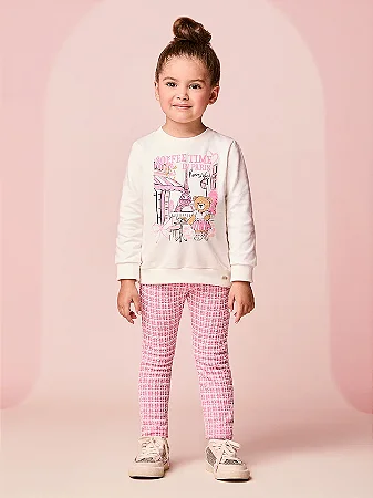 CONJUNTO COM LEGGING EM TWEED MOMI