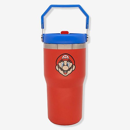 COPO TUMBLER HANGER 650ML SUPER MARIO ZONA CRIATIVA
