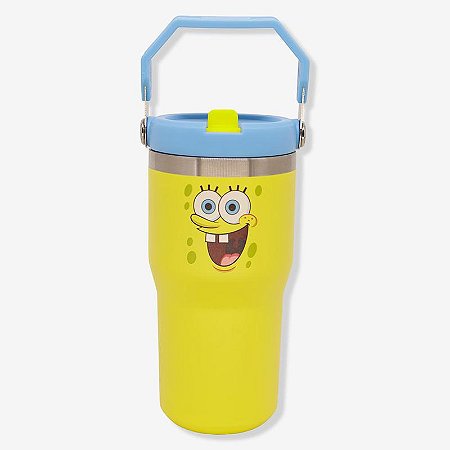 COPO TUMBLER HANGER 650ML BOB ESPONJA ZONA CRIATIVA