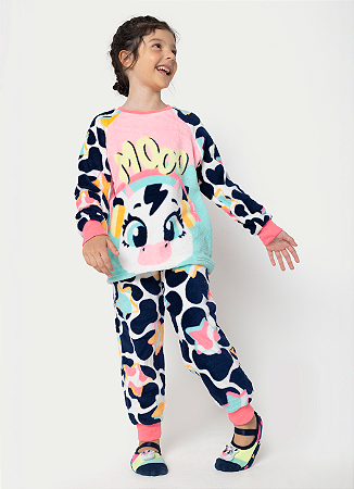 PIJAMA KIDS SOFT VACA MOOOSIC PUKET