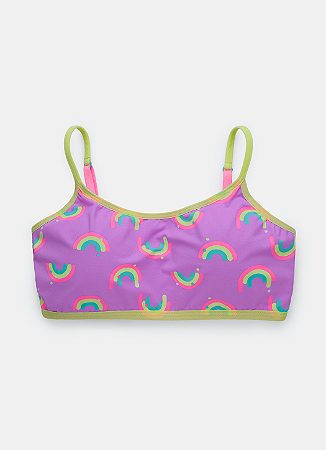 TOP TEEN ARCO-ÍRIS LAVANDA PUKET