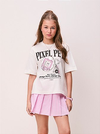 T-SHIRT PIXEL PET AUTHORIA