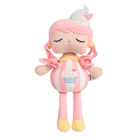 BONECA COM CAIXA ANGELA DOCINHOS CUPCAKE METOO