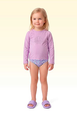 CONJUNTO BLUSA, TOP E CALCINHA PROTECAO UV 50+ SEREIA FAKINI
