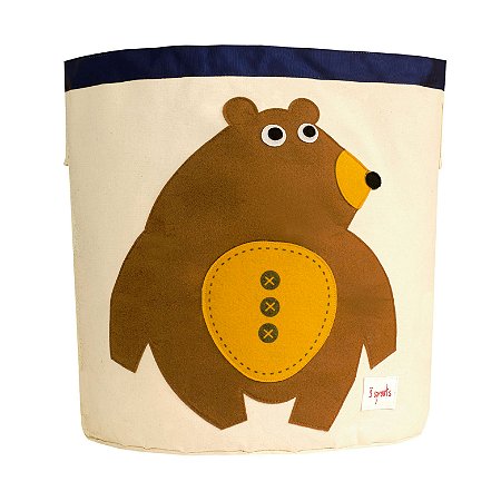 Organizador de Brinquedos Redondo Urso - 3 Sprouts