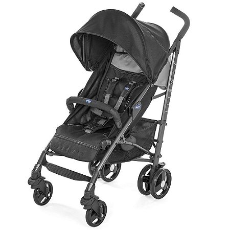 Carrinho Lite Way Basic 3 Jet Black - Chicco