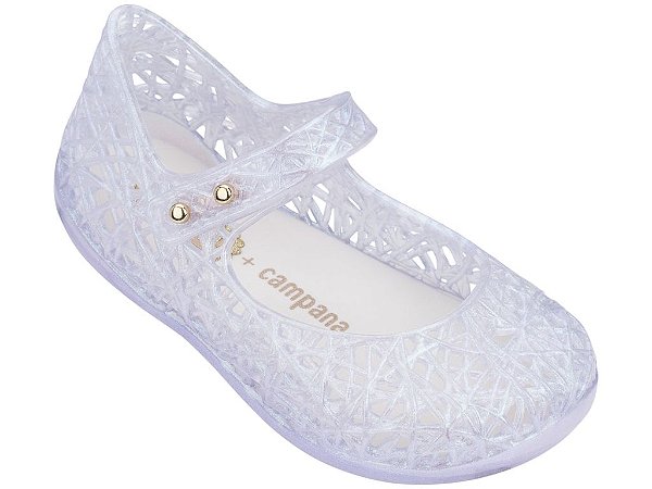 Sapatilha Mini Campana Zig Zag VI Transparente - Melissa